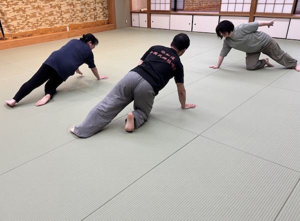 準備運動の様子